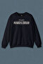 Navy Blue Sweatshirt The Mandalorian Baby Yoda Pocket Design Star Wars Printed Unisex Sweat