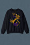 Navy Blue Sweatshirt Ninja Turtle Skateboard Tmnt Skate Street Printed Unisex Sweat