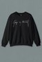 Unisex Black Sweatshirt Gazi Mustafa Kemal Atatürk 1881 10 November Printed Sweat