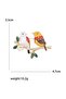 Dalda Çift Kuş Kadın Broş E96 Ebat: 3,5*4,7 Cm - 2