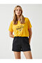 Printed Sequin T-Shirt Crew Neck - 2