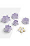 Plumeria Flower Polymer Clay Mold, Earring Mold, Clay Cutter, 5 Sizes, No:1020 - 2