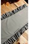 Gray Runner Ruffle Tablecloth 40X110 cm Ruffle Runner - 4