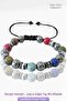 Certified Real Raw Unprocessed Hematite - 7 Chakra Natural Stone Bracelet - 2
