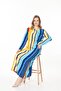Women's Long Sleeve Summer Dress - 2