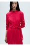 Knot detailed shirt dress