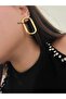 Steel Rectangular Earrings - 2