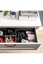 6-Piece Organizer Box Set, Dark Gray 14X14X13 Cm, 28X14X13 Cm, 28X28X13 Cm, 2 Pieces of Each - 4