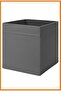 Drena Box 33 X 38 X 33 Cm Polyester Dark Gray