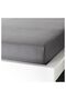 Fitted Sheet, Gray, 160X200 cm