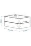 Brown Pine Wooden Box - 23X31X15 cm - 5
