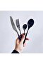 Tıllagd Cutlery Set, Black, 24 Pieces, Stainless Steel - 4