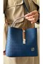 Original Justpolo Women's Dark Blue Shoulder Bags - 4