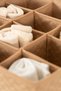 Set of 2 Beige Children's Room Closet Drawer Underclothes Socks Organizer Honeycomb Accordion Organizer - 3