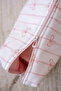 100% Cotton Muslin Care Bag - Ribbon / Pink - 3