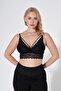 Black Bralet - Comfortable and Stylish Design - 2