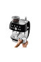 50's Style Retro Black Espresso Coffee Machine with Grinder Egf03Bleu - 6