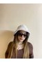 Beige Winter Plush Bucket Hat - Bucket Hat - New Year's Eve Christmas Gift - 5