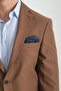 Galdino Men's Brown Self Patterned Slim Fit Mono Collar Sports Blazer Jacket - 2