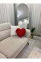 Romantic Heart Pillow - Valentine's Day Red Heart Pillow - Modern and Elegant for Gift and Decoration - 3