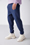 Jeremiah Men's Regular Leg Flexible Fabric Navy Blue Sweatpants with Lanyard Waist and Elastic Pockets - 2