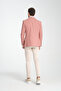 Arunte Men's Pink Dobby Thin Four Seasons Wearable Slim Fit Blazer Jacket - 6