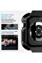 Tough Armor for Apple Watch Series 10 (46mm) Case with built in Screen Protector - Black - 6