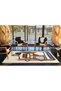 Multicolored Surrealist Design Figure Patterned Creative Modern Decorative Carpet 3449 - 4