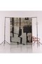 Black Beige Themed Abstract Abstract Patterned Creative Modern Decorative Carpet 3006 - 5
