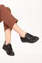 Women's Genuine Leather Lace-Up Mother Shoes Ndr.113