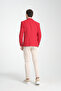 Arunte Men's Red Linen Look Thin Four Seasons Wearable Slim Fit Blazer Jacket - 6