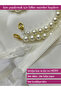 Promise Engagement Ring Ribbon with Name Printed and Non-Spill Pearls - 4