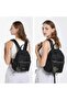21K Barcelona Custom Fabric Small Size Women's Backpack 3265 - 5