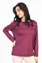 New Season Simple Pattern Round Neck Lycra Mother Combed Cotton Blouse 6484 - 5