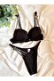 Star Model Padded Bra and Panty Set - Bralet Set
