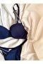 Star Model Padded Bra and Panty Set - Bralet Set - 3