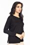 New Season Simple Pattern Round Neck Lycra Mother Combed Cotton Blouse 6484 - 3