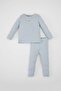 Girl's Sweat Suit Y1122A2/Be216 Lt.Blue
