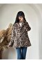 Women's Double Breasted Collar Feathered Special Design Jacket - 2