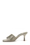 Orivaris Gold Women's Heeled Slippers - 3