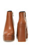 Sariela 3Pr Tan Women's Heeled Boots - 5