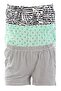 Green Women's Short Shorts Triple Pack Lycra