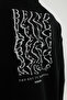 W-Sdk240 Rachel Back Print Black Women's Sweatshirt - 5