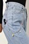 Mushroom Single Row Chain Trouser Strap-Chain Belt