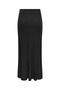 Onltess Long Skirt Knt Elastic Waist High Waist A-Line Slim Fit Knitted Knitwear Maxi Skirt - 6