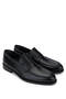 Men's Genuine Leather Black Loafer Shoes - 2