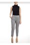 Elastic waist tight leg trousers