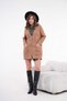 Women's Hair Braid Detailed Cardigan Biscuit 20943 - 6