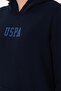 Women's Navy Blue Basic Hooded Sweatshirt Tekspor 193917 .6 - 5