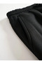 Unisex Black Pocket Sweatpants - Elastic Legs, Machine Washable - 4